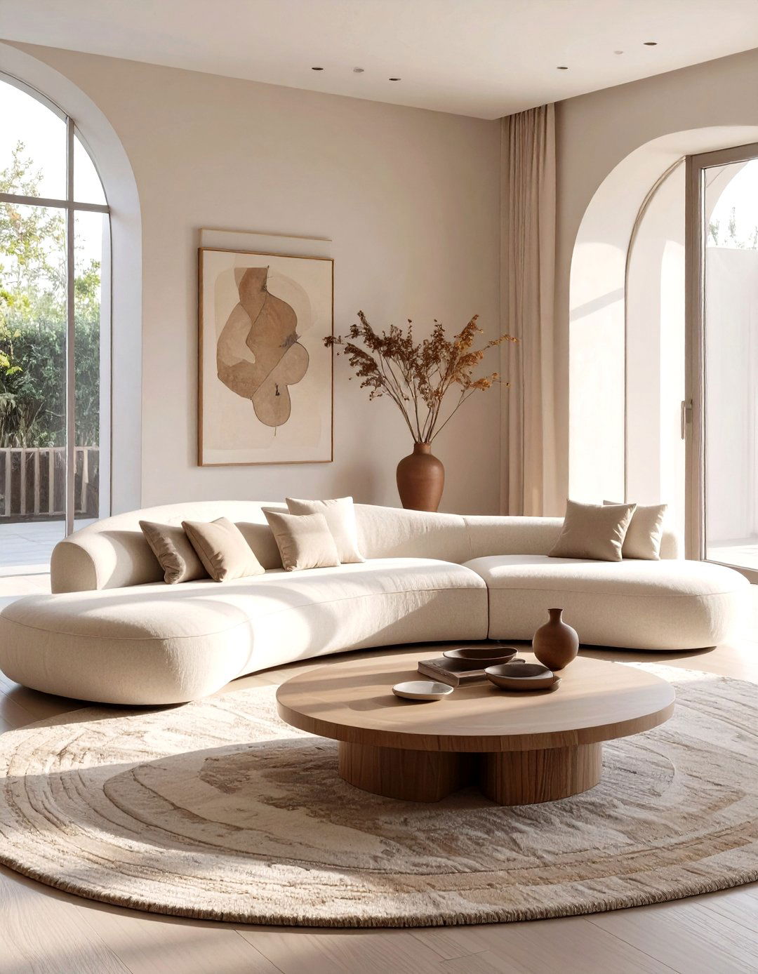 The Curved Furniture Focus - 30 modern home decor ideas
