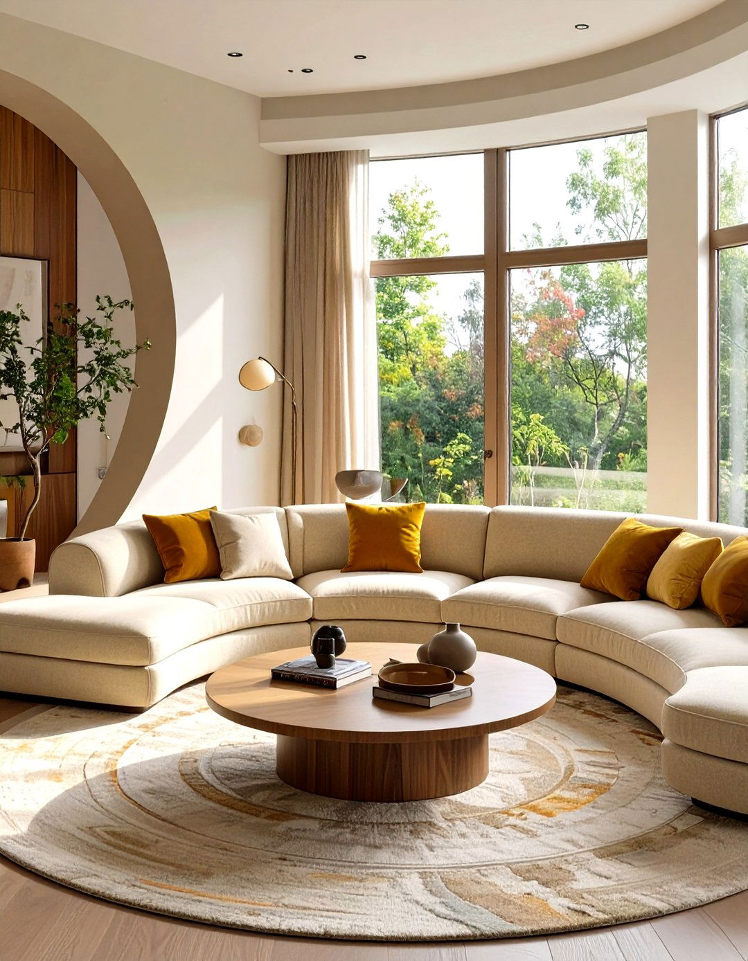 The Curved Furniture Living Room - 30 interior design for living room ideas