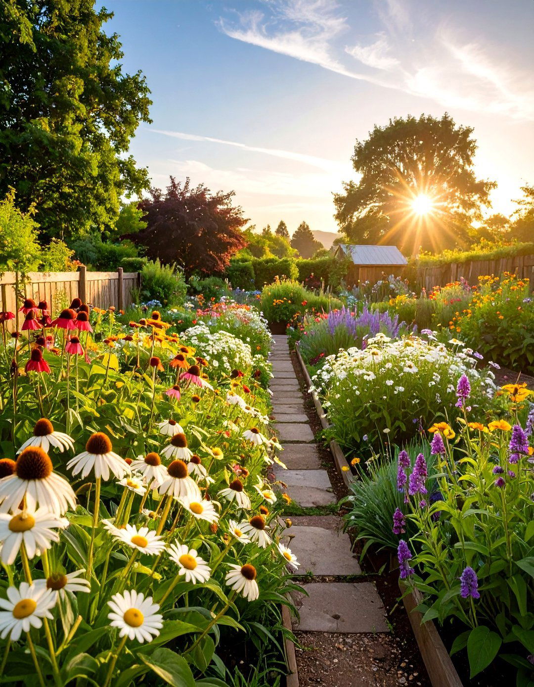 The Cutting Garden Layout - 30 layout perennial flower garden design plans ideas