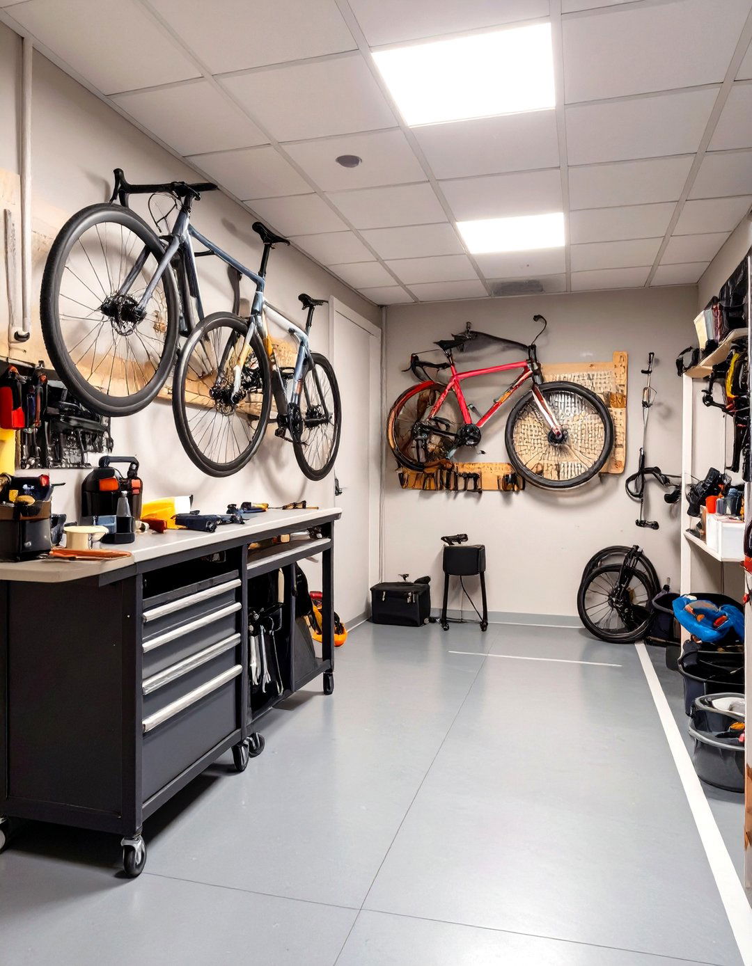 The Cyclists Hub Garage - 30 garage interior ideas