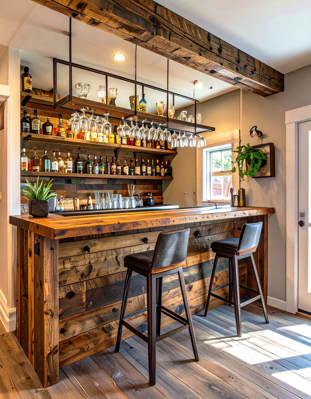 The DIY Bar Nook - 30 low budget small man cave ideas