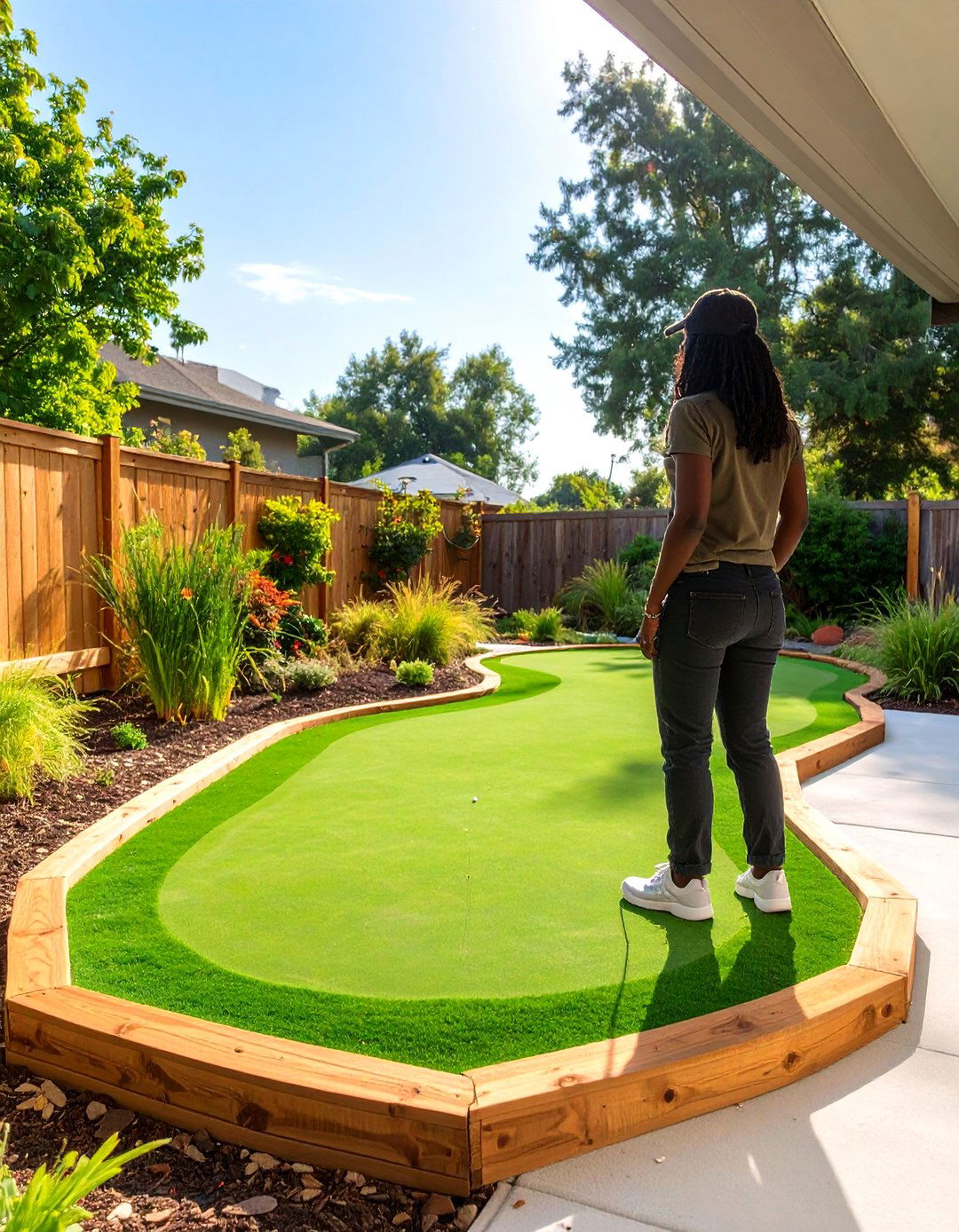 The DIY Budget Friendly Putting Green - 30 backyard putting green ideas