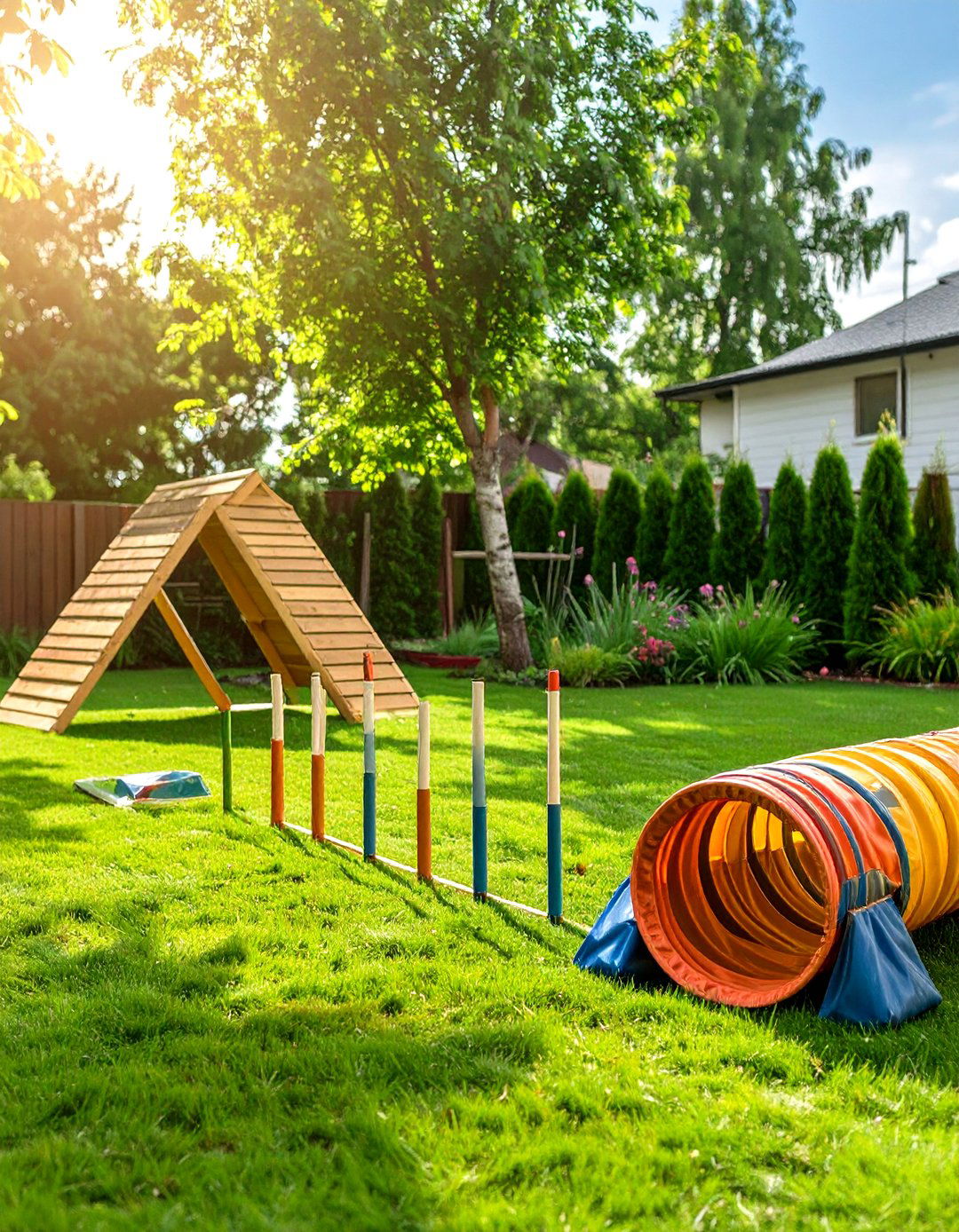 The DIY Canine Agility Course - 30 dog-friendly backyard ideas on a budget