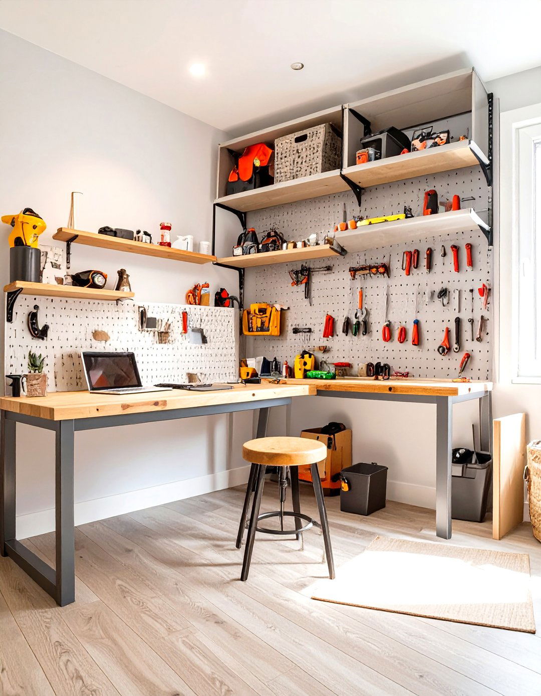 The DIY Makers Workshop Dorm - 30 dorm room ideas for guys