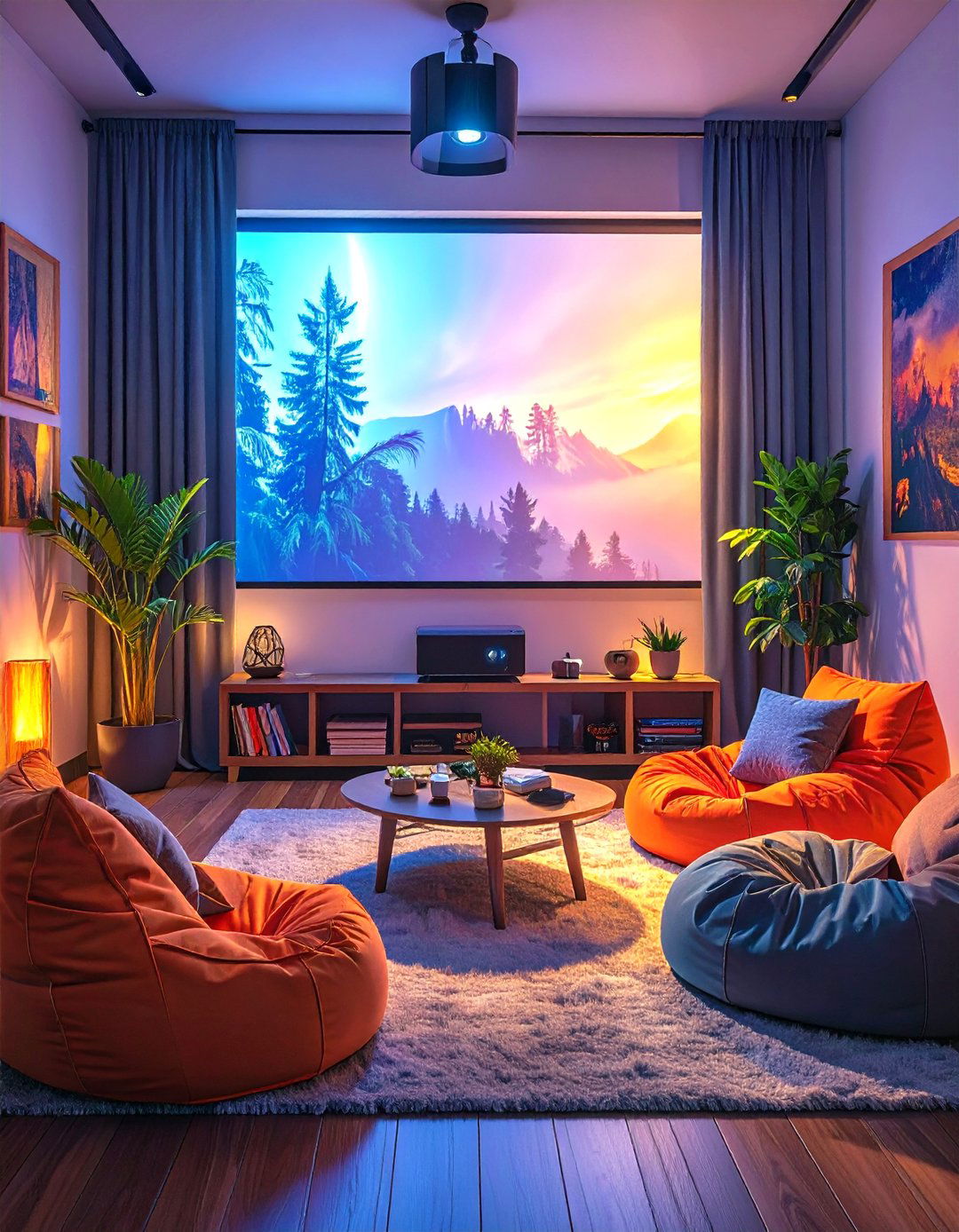 The DIY Movie Projector Palace - 30 low budget small man cave ideas