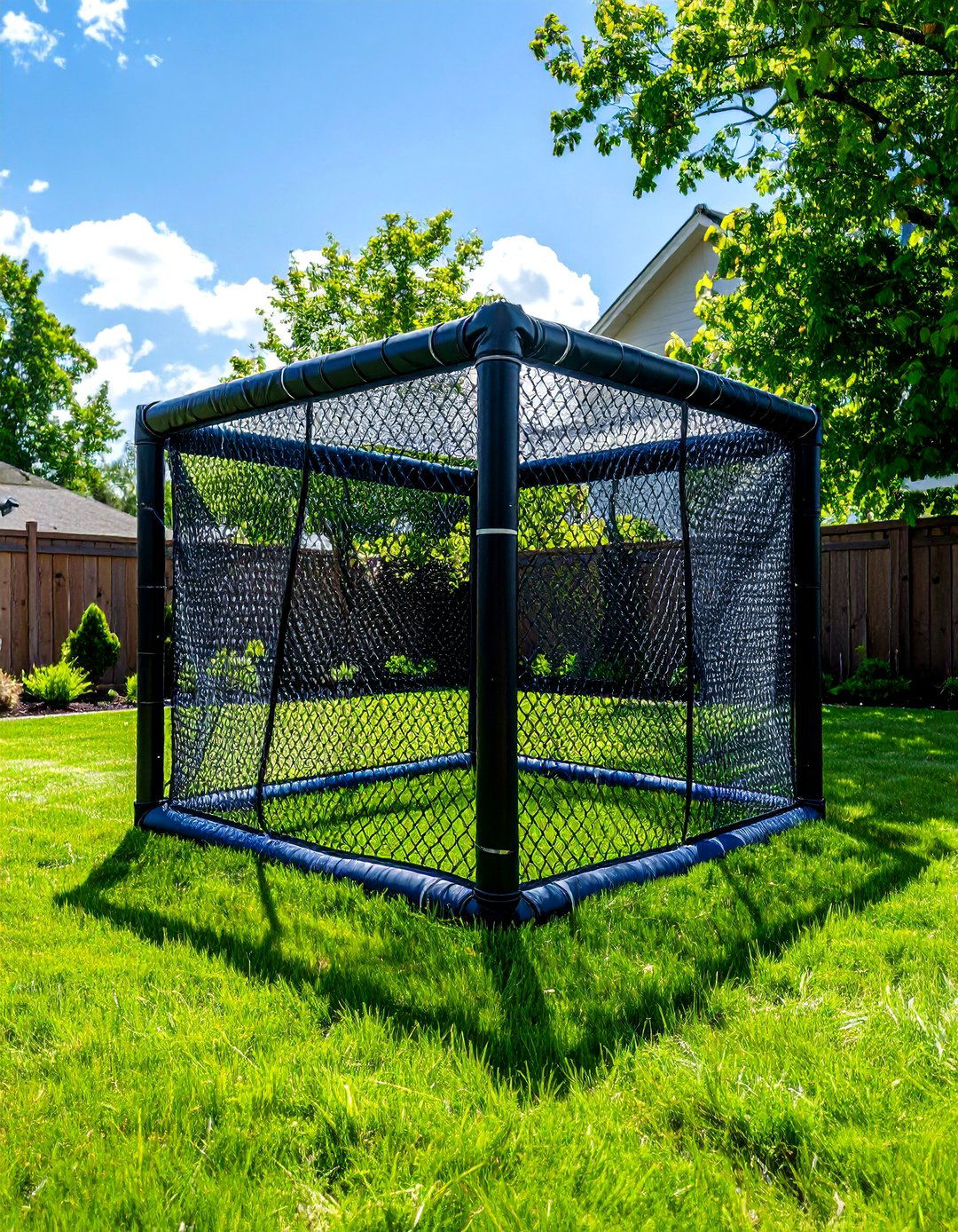 The DIY PVC Batting Cage - 30 backyard batting cage ideas