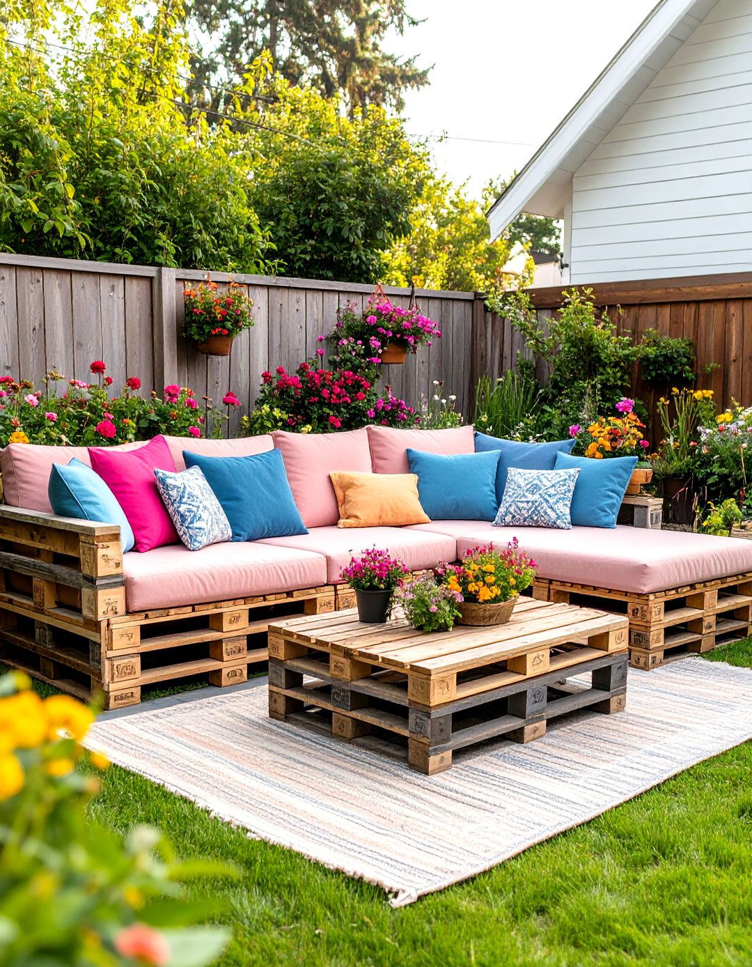 The DIY Pallet Furniture Project - 30 backyard makeover ideas