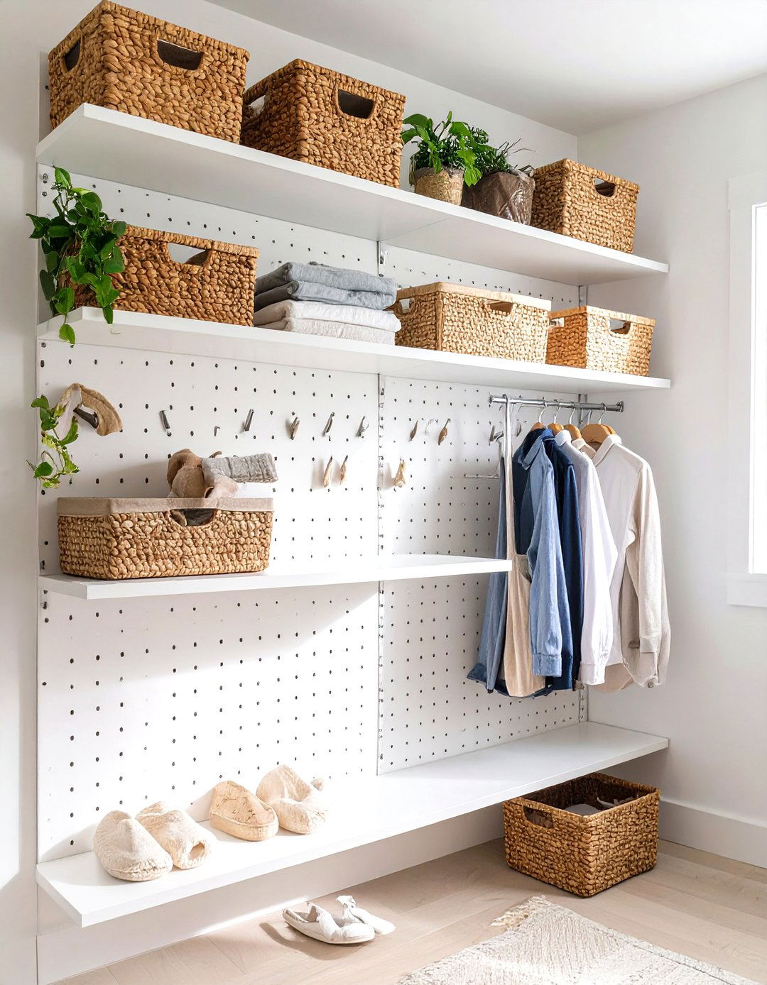 The DIY Pegboard Organizer - 30 design your own closet ideas