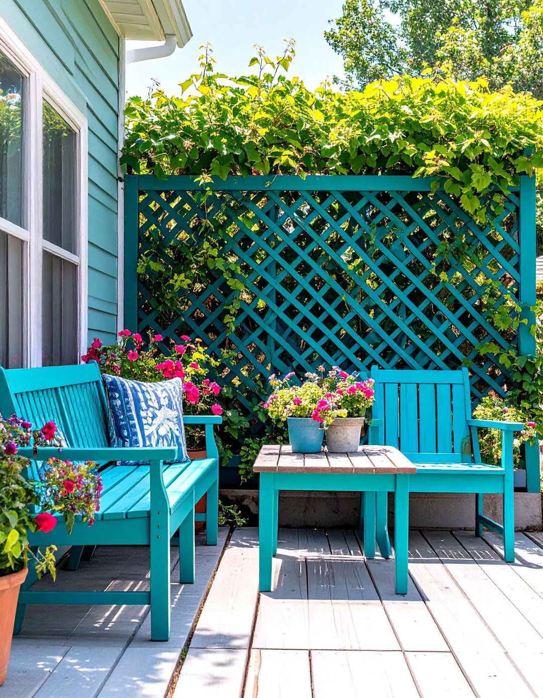 The DIY Privacy Screen Wall - 30 inexpensive patio shade ideas