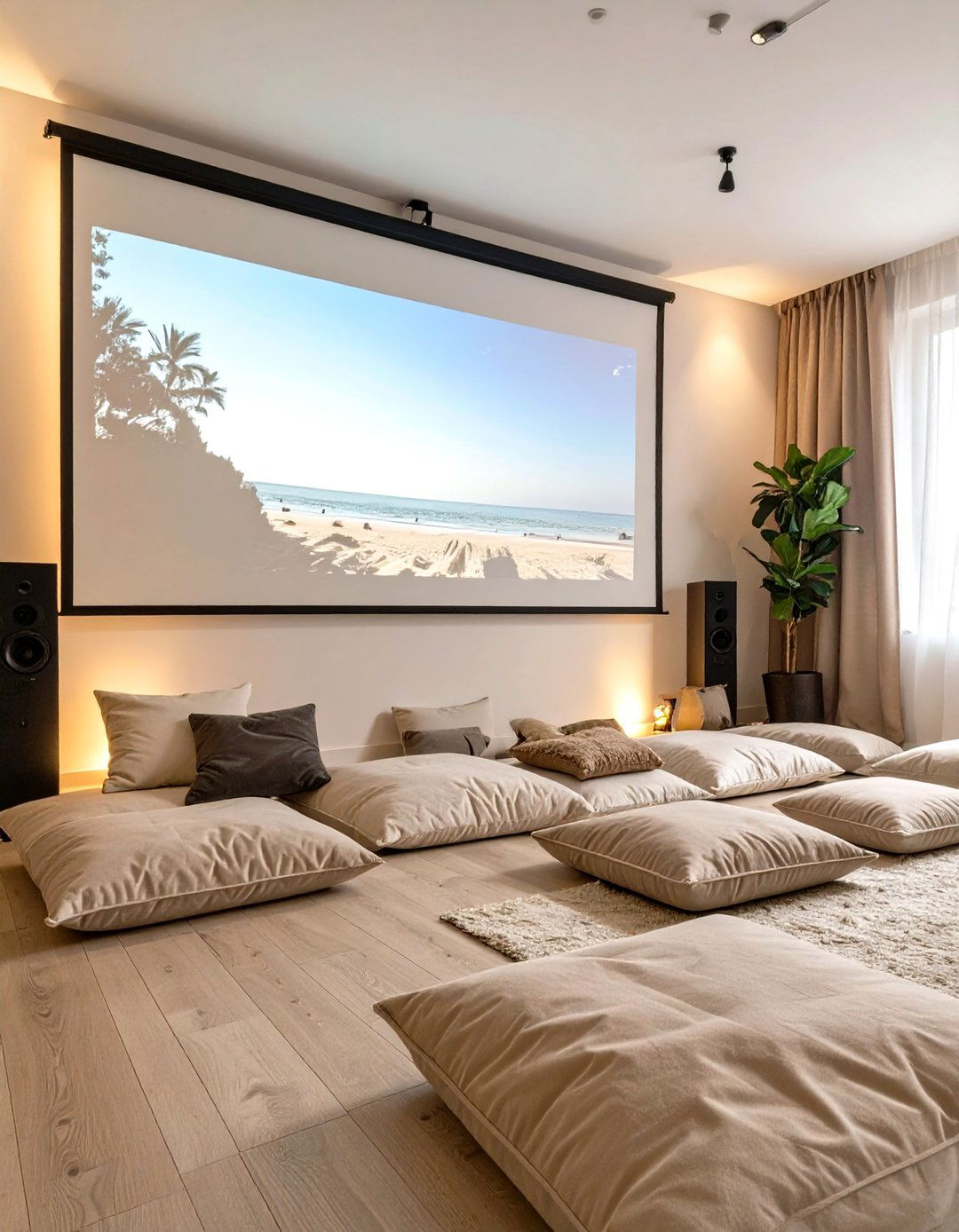 The DIY Projector Screen Cinema - 30 game room ideas on a budget