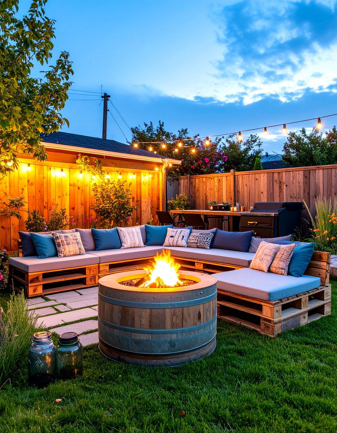 30 AI Fire Pit Area Design Ideas for Cozy Nights - We Love Home Blog