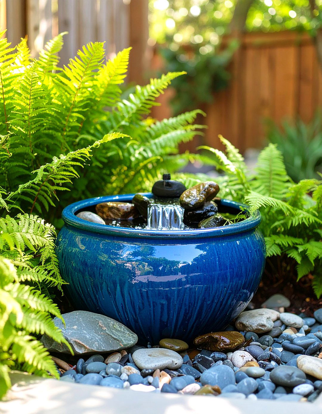 The DIY Simple Water Feature - 30 cheap backyard makeover ideas