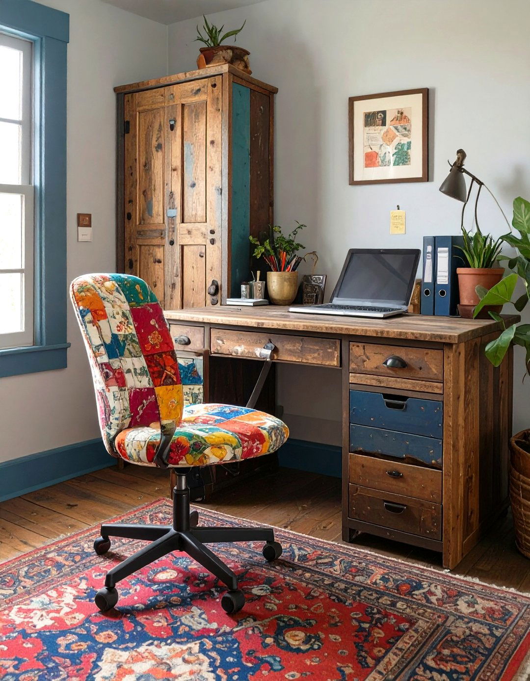 The DIY Upcycled Small Office - 30 low budget small office interior design ideas