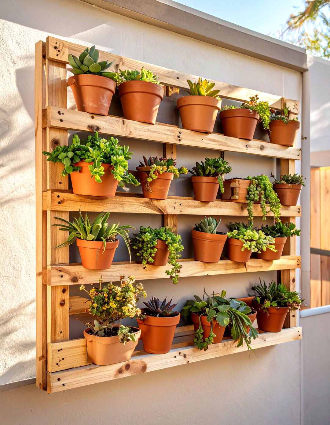 The DIY Vertical Garden Wall - 30 arizona backyard ideas on a budget