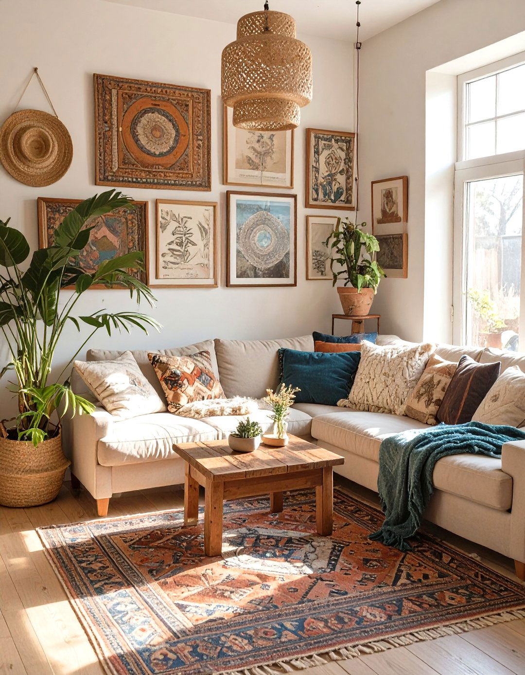 The DIY and Upcycled Modern Boho Living Room - 30 modern boho living room ideas