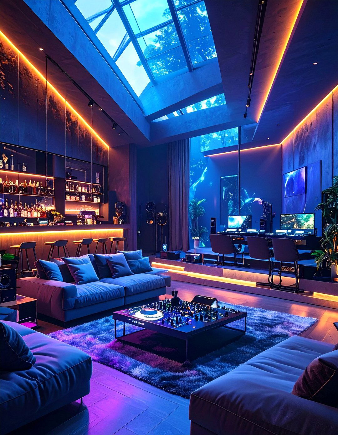 The DJ Booth and Lounge Shed - 30 man cave shed ideas