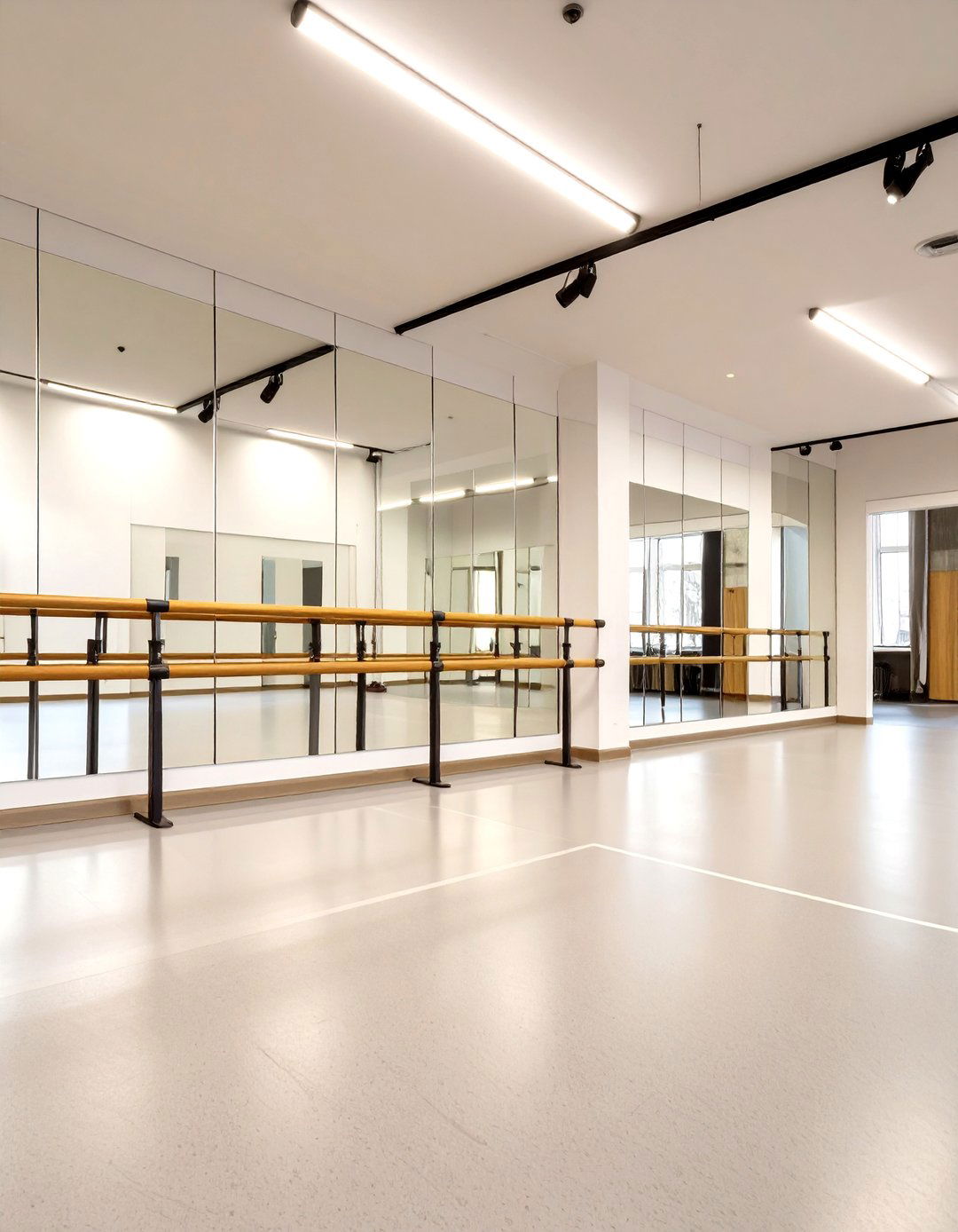 The Dance and Barre Studio - 30 basement gym ideas