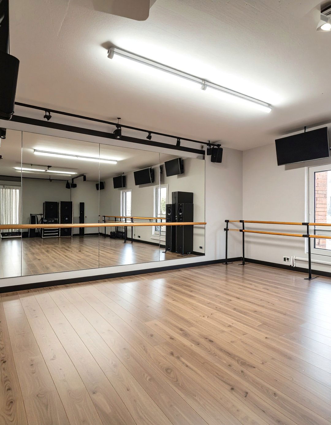 The Dance and Fitness Studio Garage - 30 garage renovation ideas