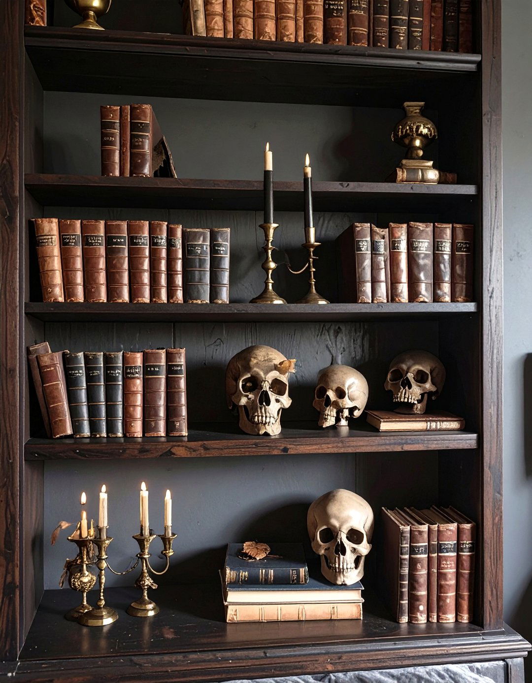 The Dark Academia Bedroom Bookshelf - 30 bedroom bookshelf ideas