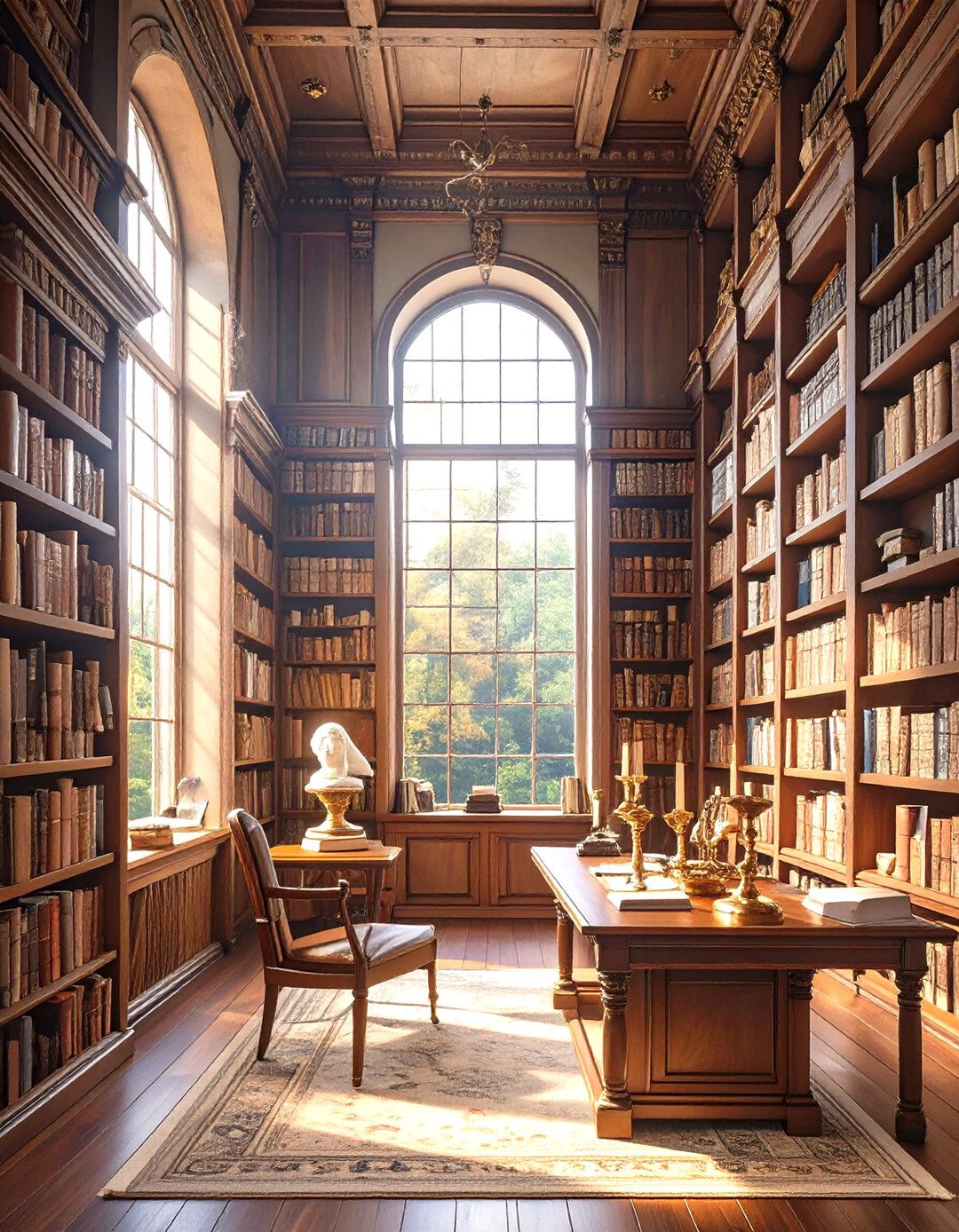 The Dark Academia Bookshelf Wall - 30 home wall decor ideas