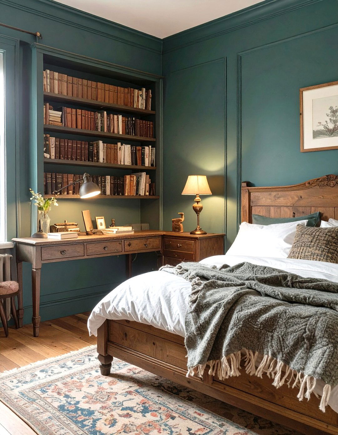The Dark Academia Cottage Bedroom - 30 cottage bedroom ideas