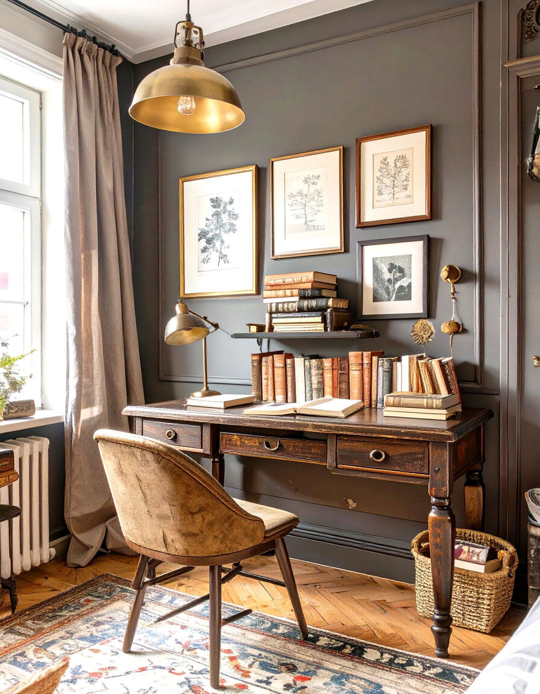 The Dark Academia Dorm Room - 30 dorm room ideas for guys