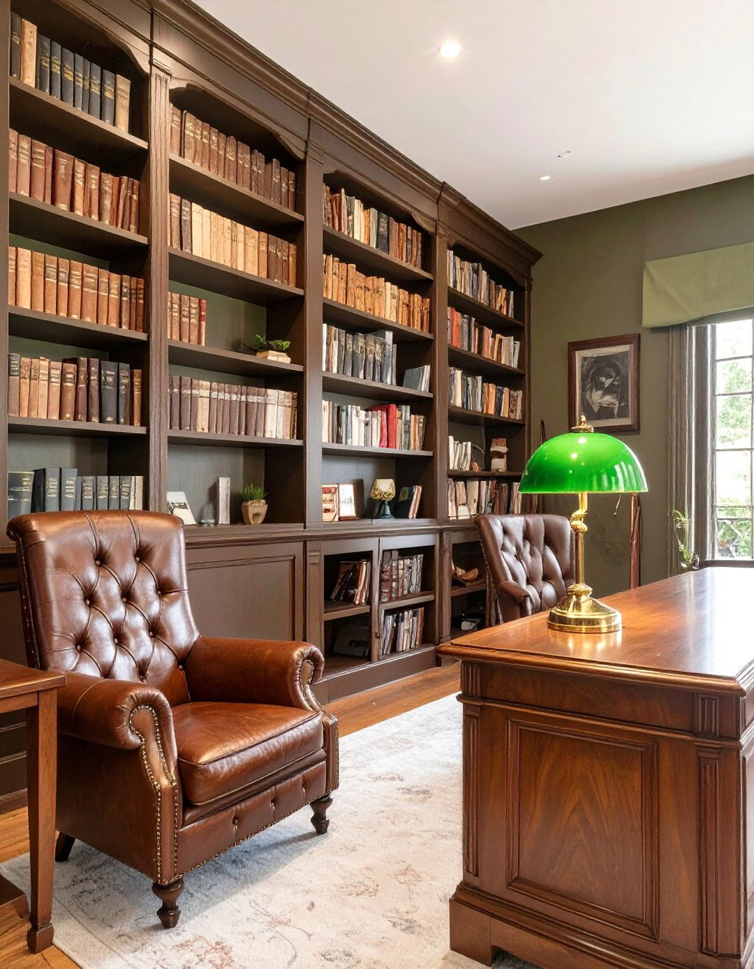 The Dark Academia Home Office - 30 dark interior design ideas