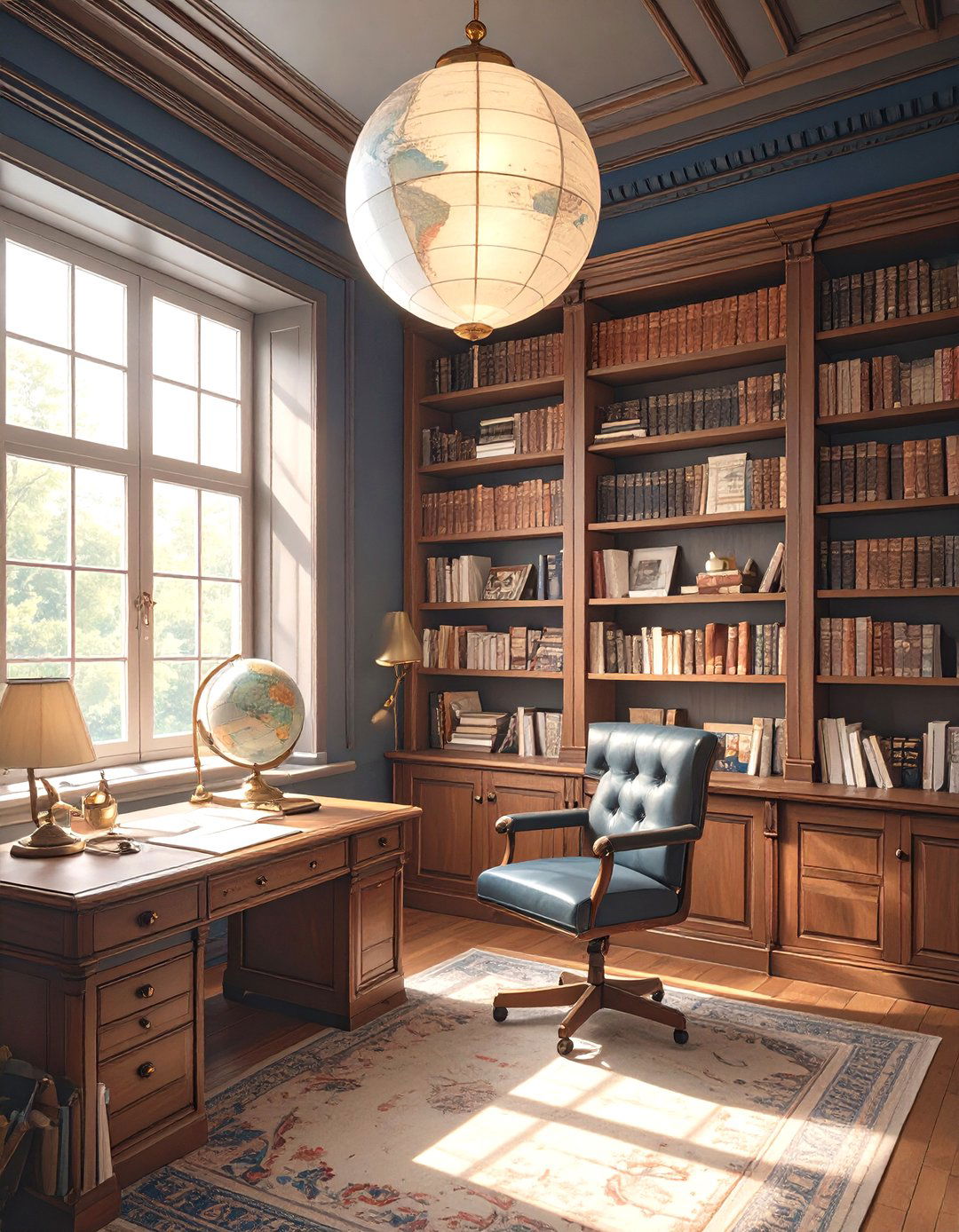 The Dark Academia Home Office - 30 masculine home office ideas