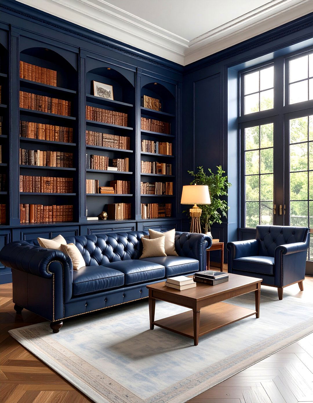 The Dark Academia Library - 30 2025 home design trends