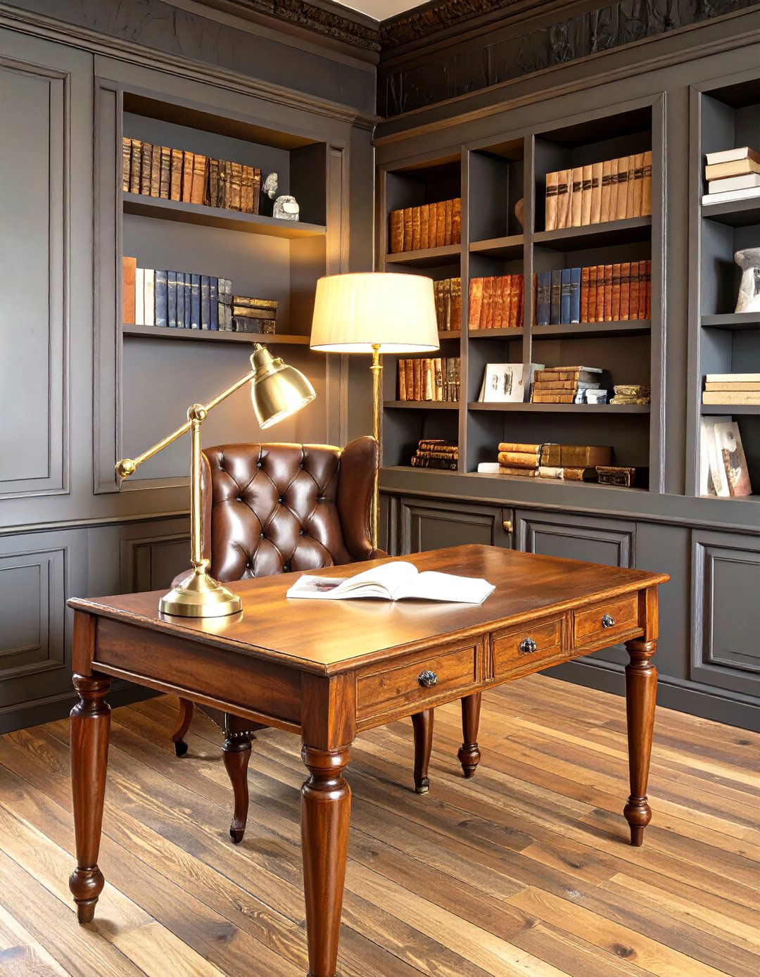 The Dark Academia Office - 30 cozy office ideas
