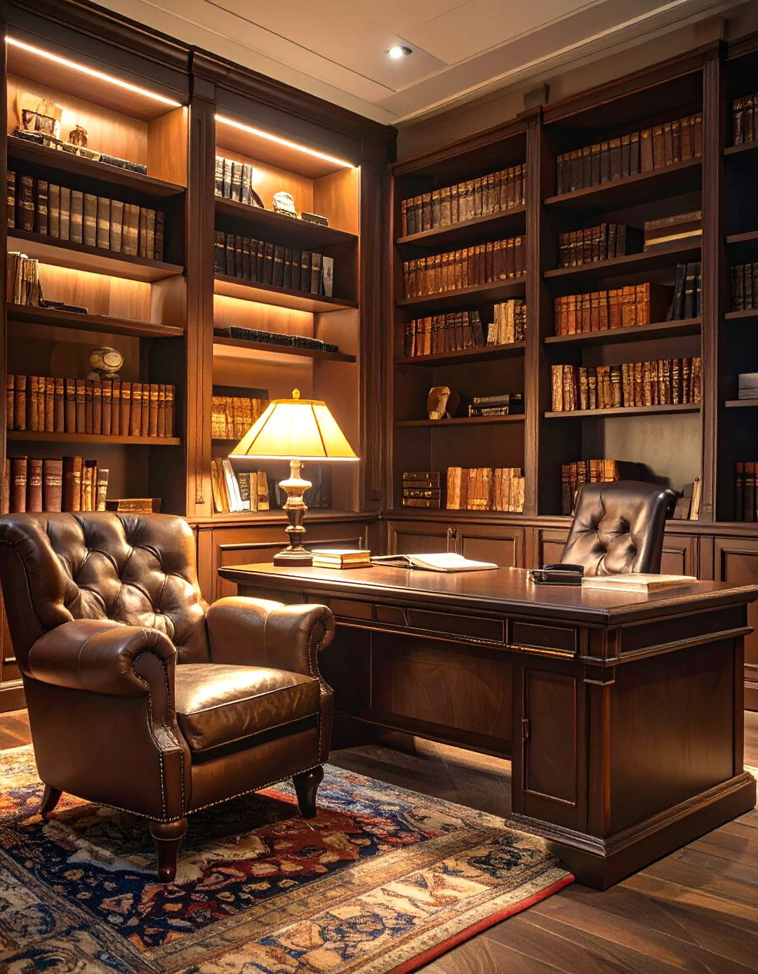 The Dark Academia Office - 30 office  decorating ideas