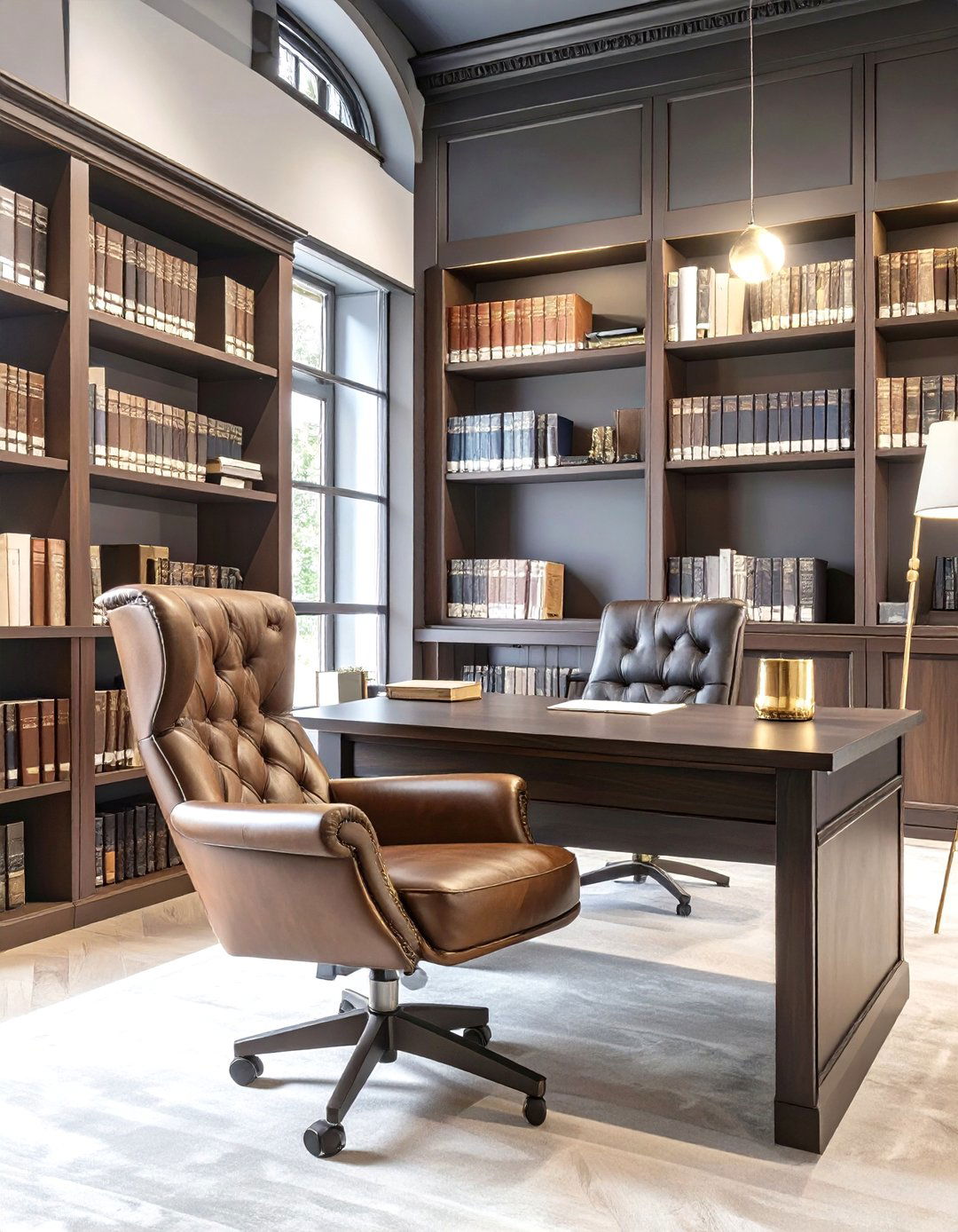 The Dark Academia Office - 30 office decor inspiration