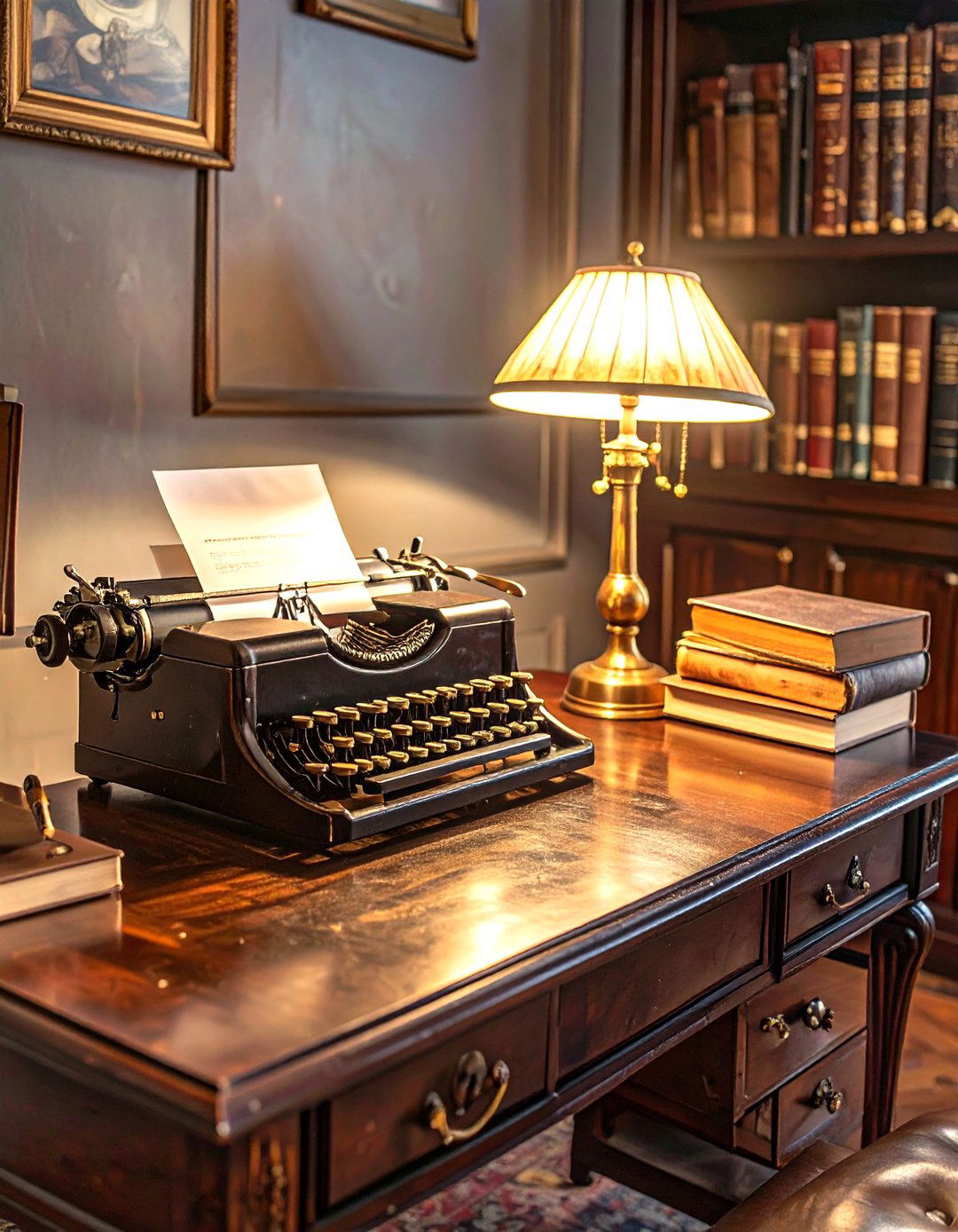 The Dark Academia Office Desk Aesthetic - 30 office desk decoration ideas