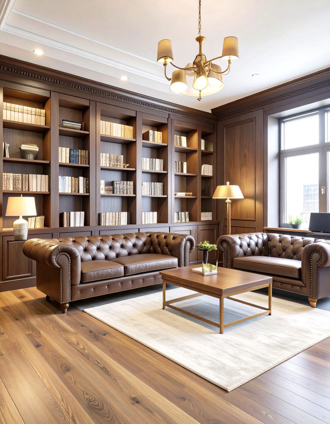 The Dark Academia Office - 30 corporate office interior design ideas