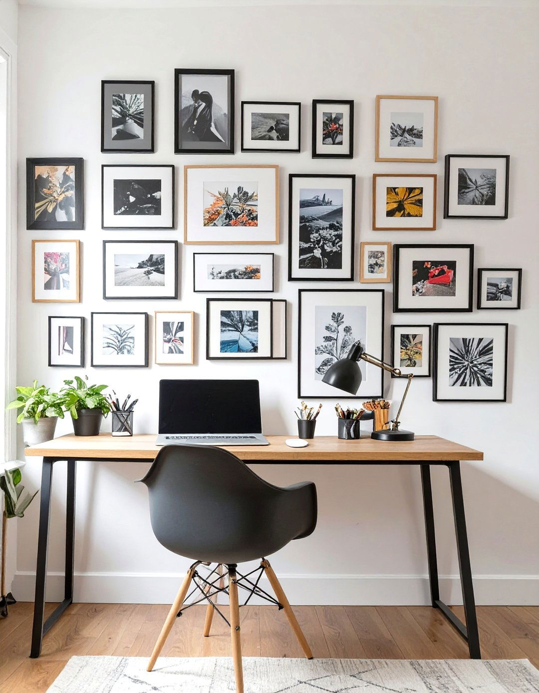 The Dark Academia Small Office - 30 modern office design ideas for small spaces