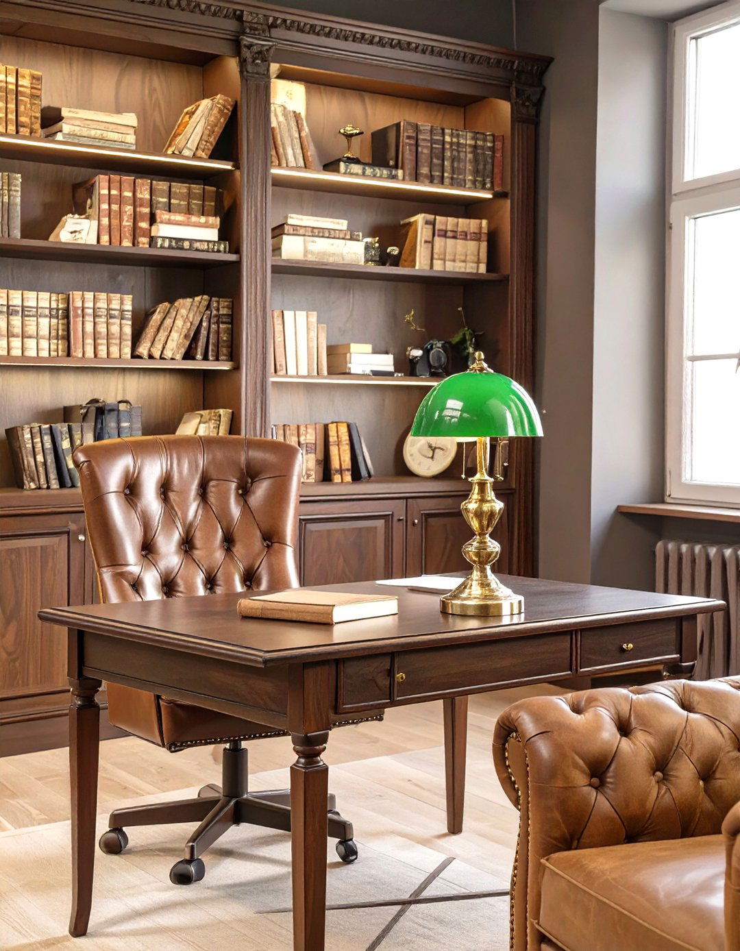 The Dark Academia Study - 30 office set up ideas