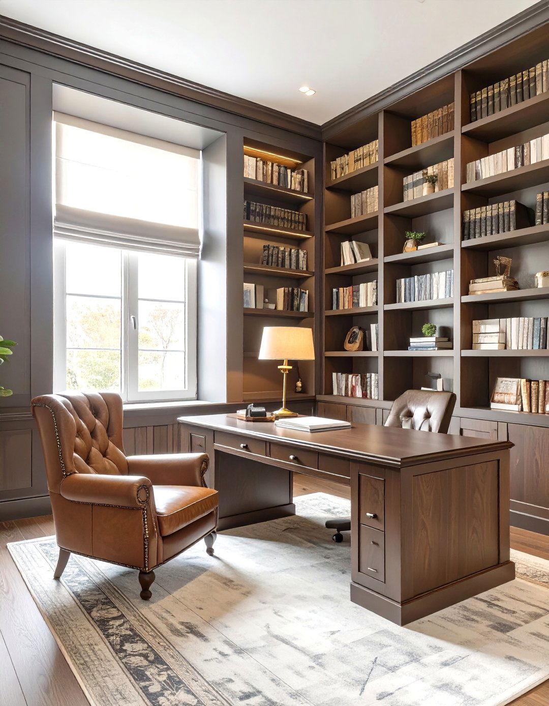The Dark Academia Study Room - 30 ai teen room design ideas