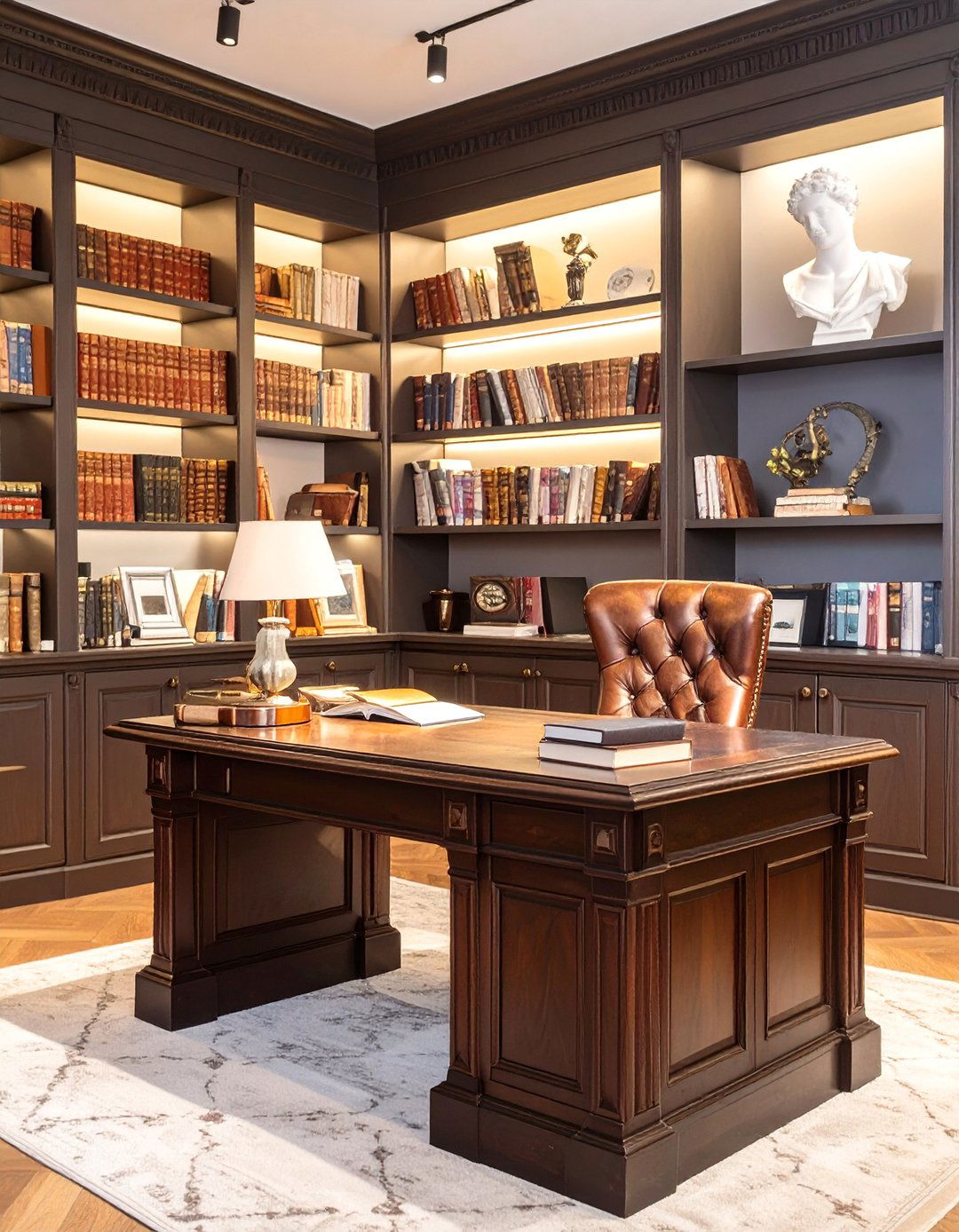 The Dark Academia Study - 30 best decor ideas for home office