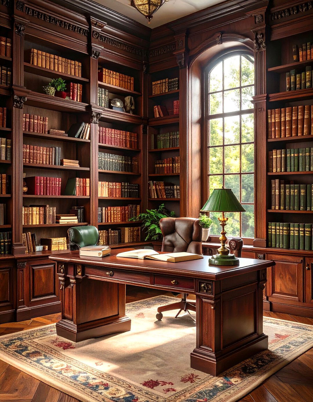 The Dark Academia Workspace - 30 office decorating ideas for work