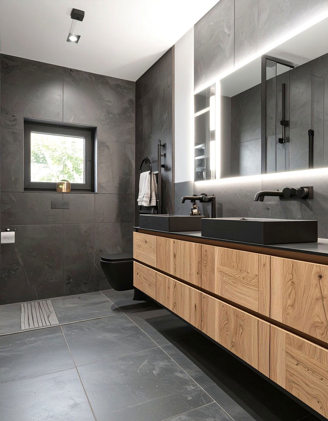 30 Bold Dark Bathroom Ideas for a Spa-Like Feel