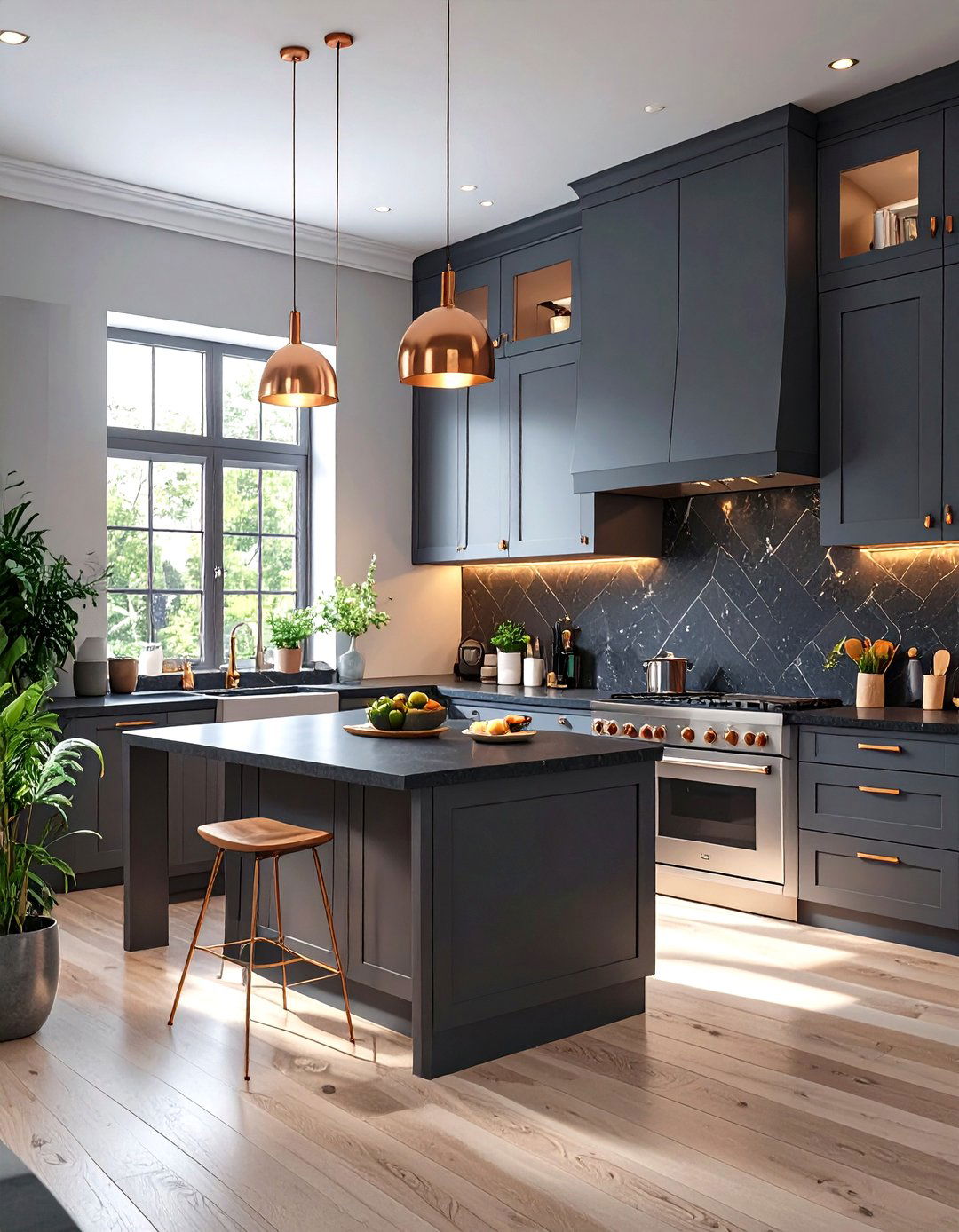 The Dark and Dramatic Kitchen - 30 modern kitchen decor ideas