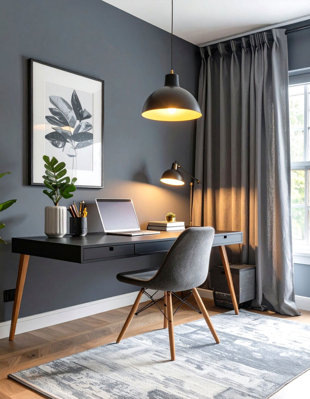 The Dark and Moody Academic Home Office - 30 ikea home office ideas
