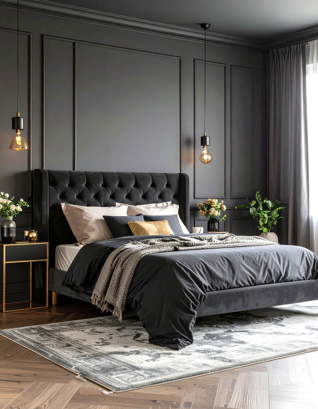 The Dark and Moody Bedroom - 30 decorating bedroom ideas