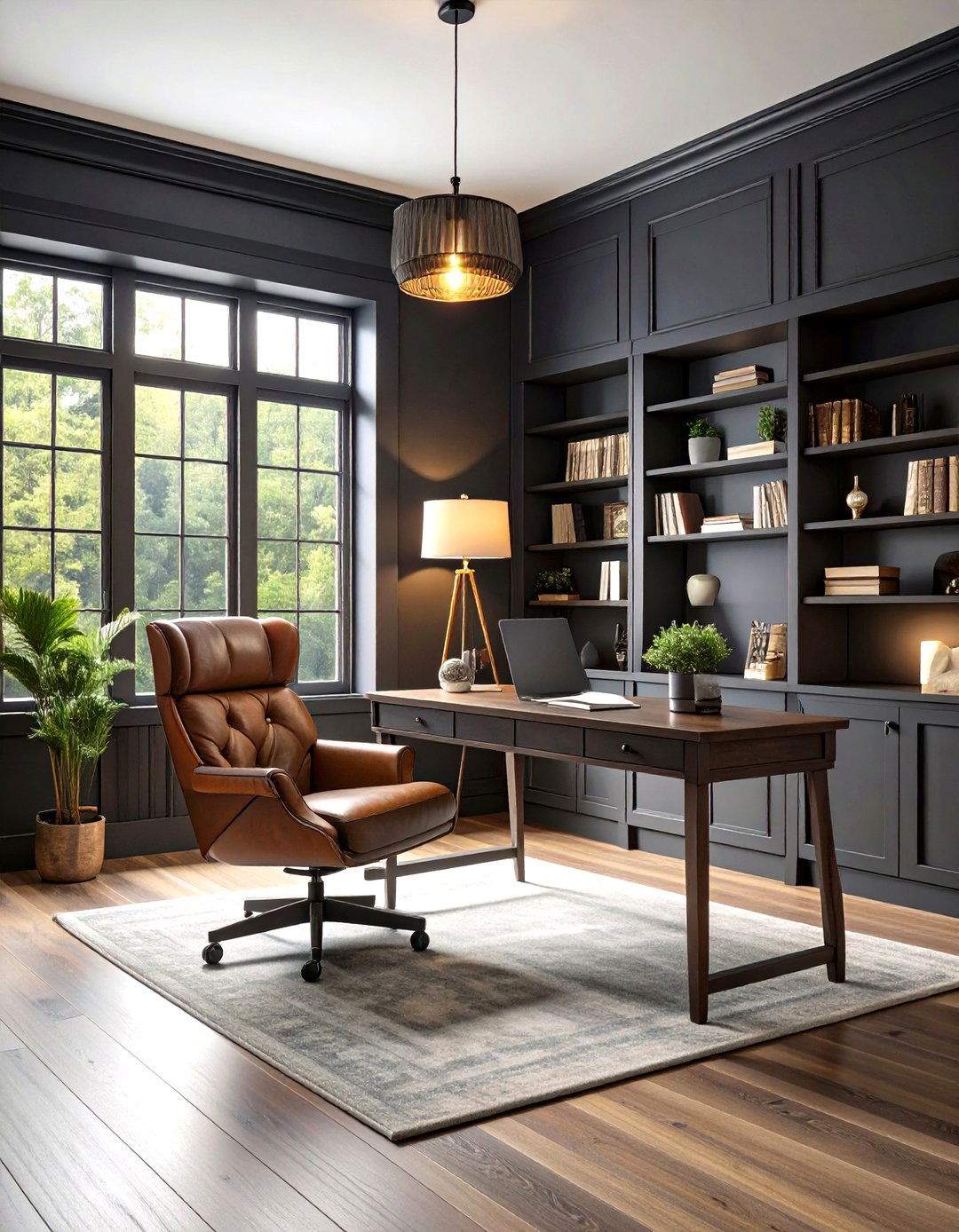 The Dark and Moody Cabin Interior - 30 lake house decor ideas
