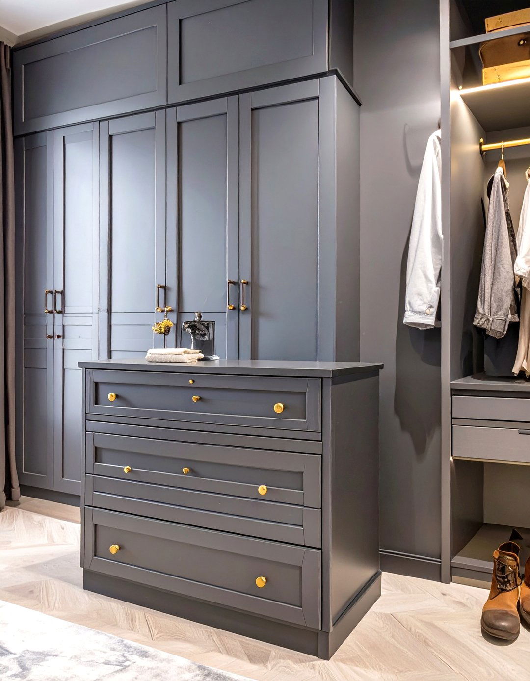 The Dark and Moody Closet Dresser - 30 closet dresser ideas