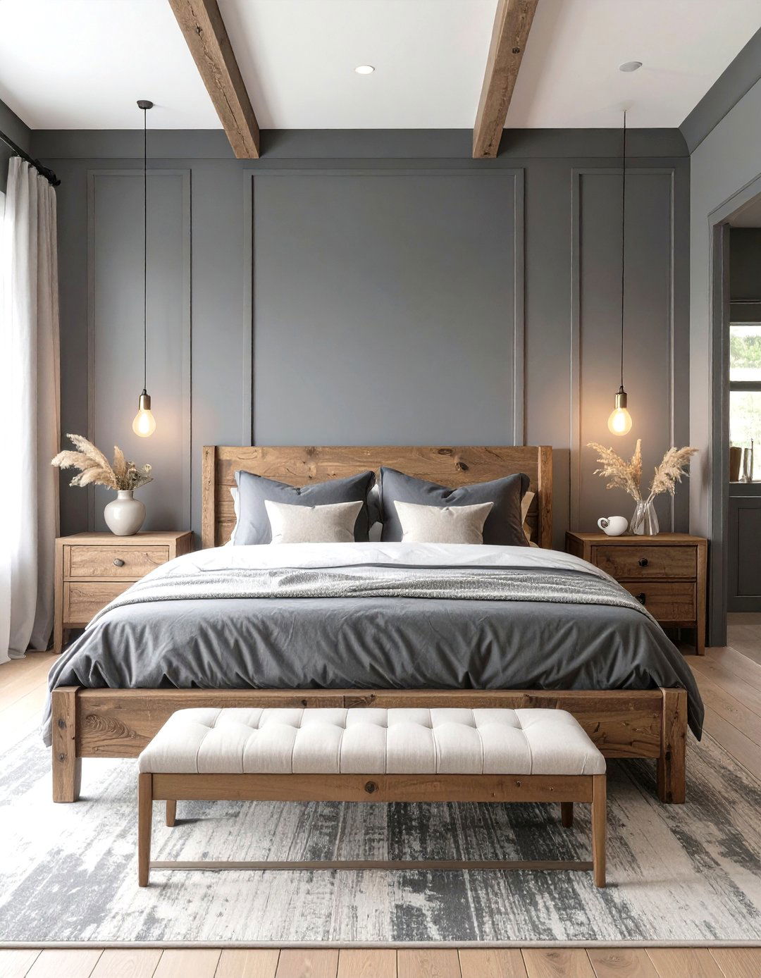 The Dark and Moody Country Bedroom - 30 country bedroom ideas