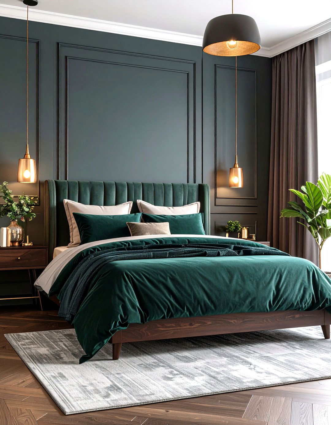 The Dark and Moody Earth Bedroom - 30 earthy bedroom ideas