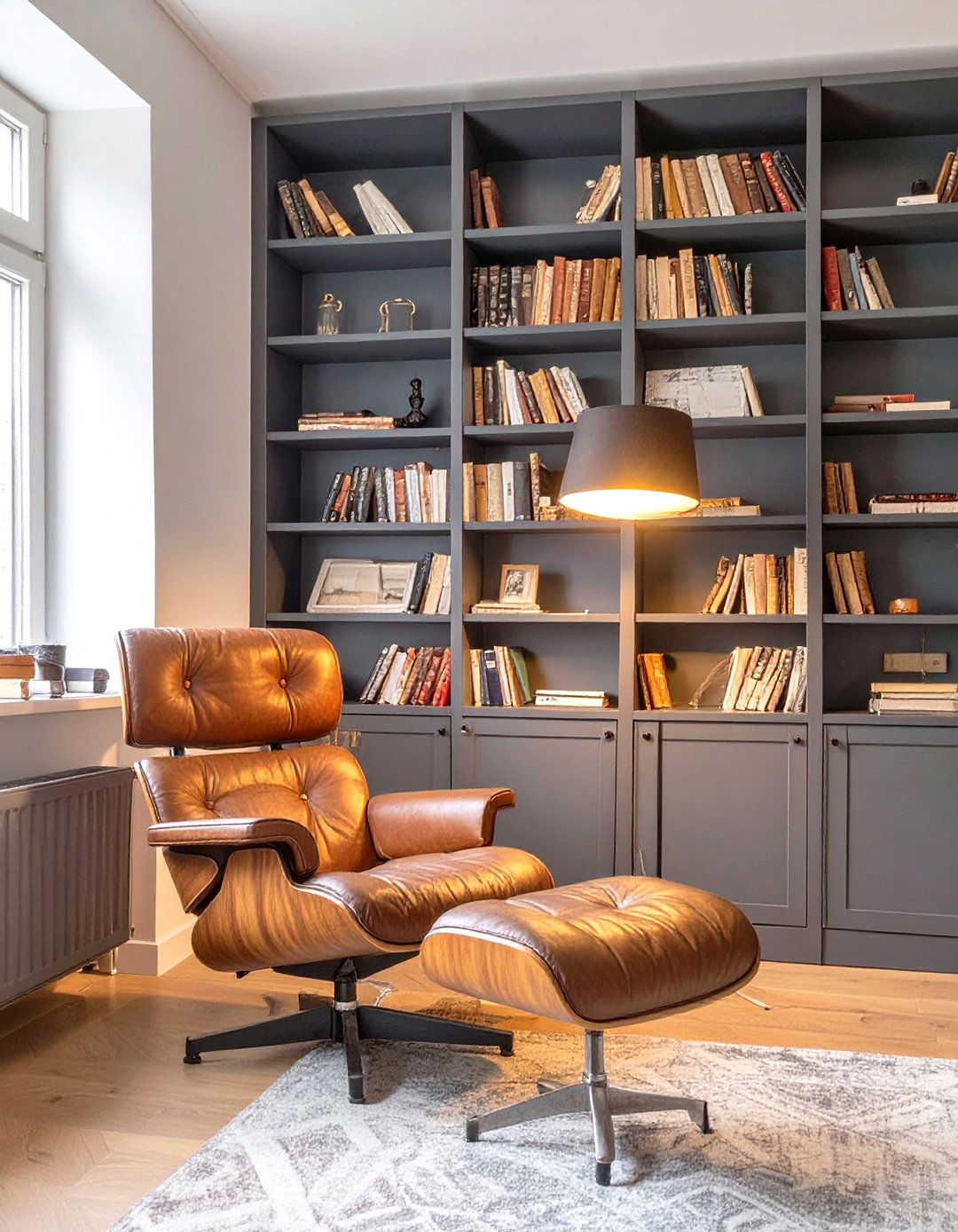 The Dark and Moody Home Library - 30 ikea interior design ideas