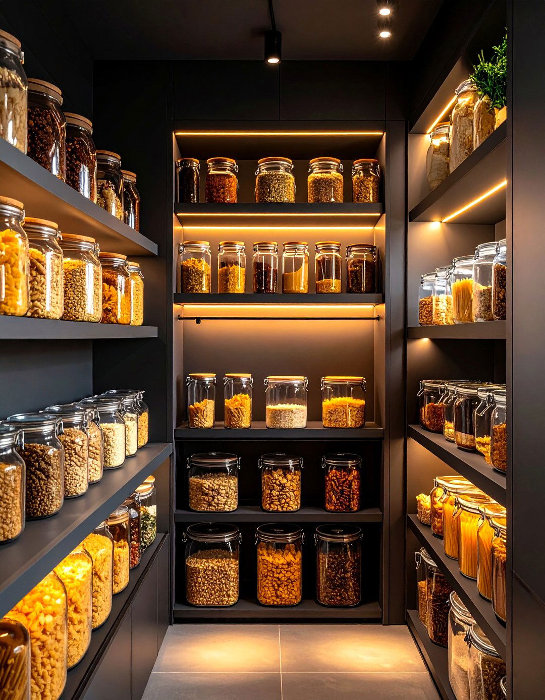 The Dark and Moody Kitchen Pantry - 30 kitchen pantry designs pictures