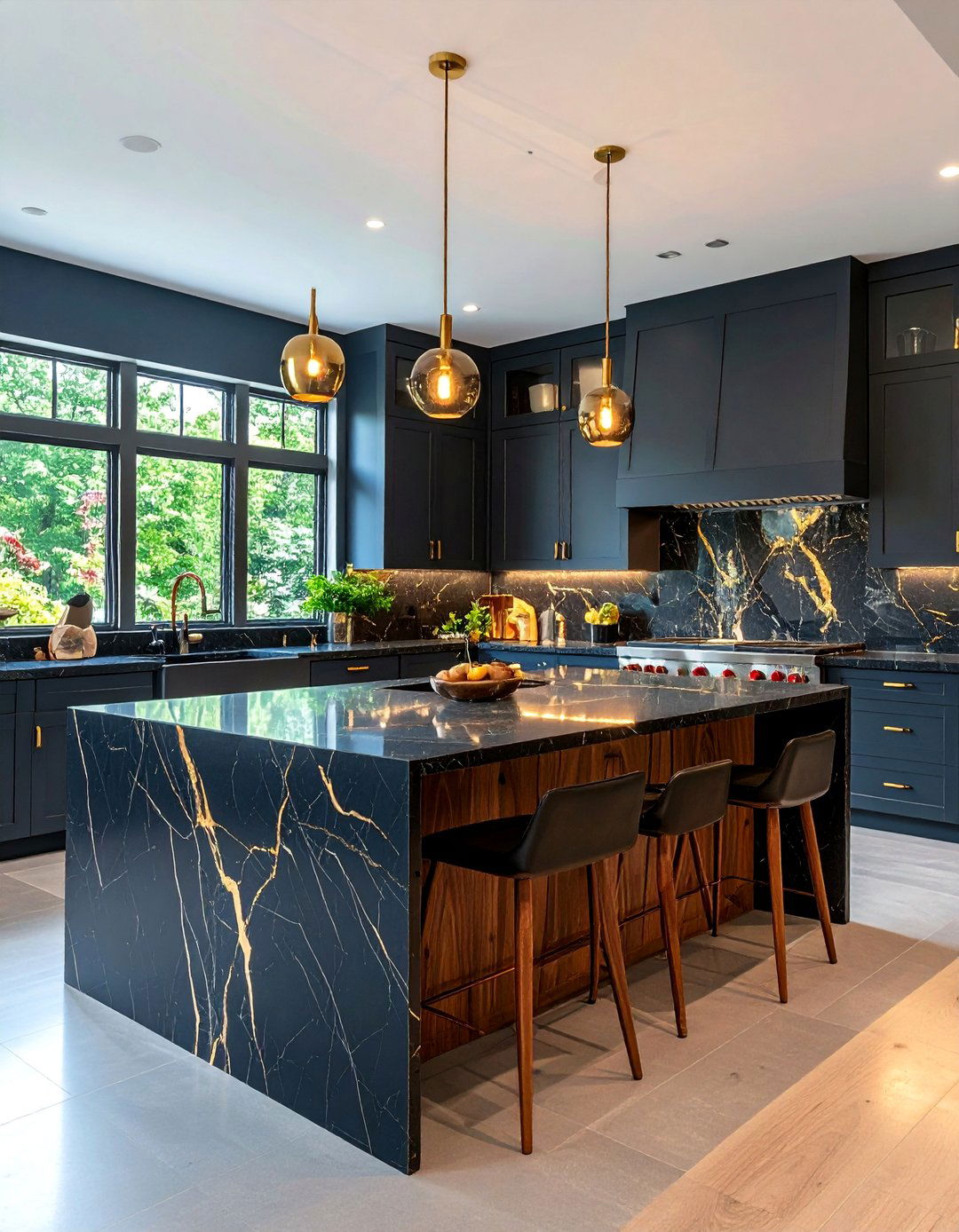 The Dark and Moody Kitchen - 30 3d kitchen design ideas
